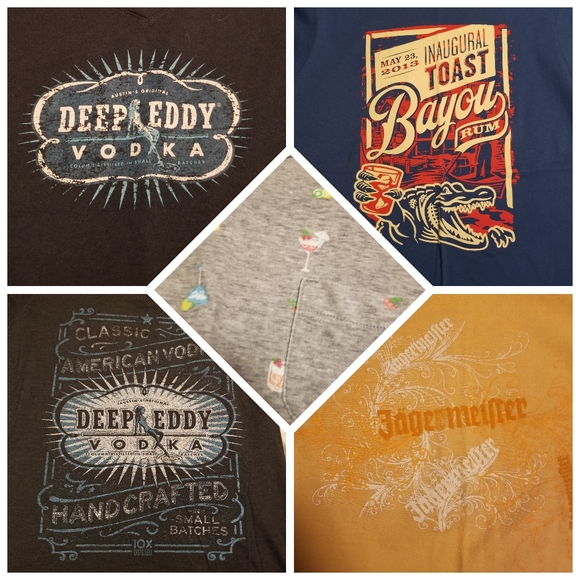 5 Great Bar Alchohol Bartender Themed Tshirts - Picture 2 of 7